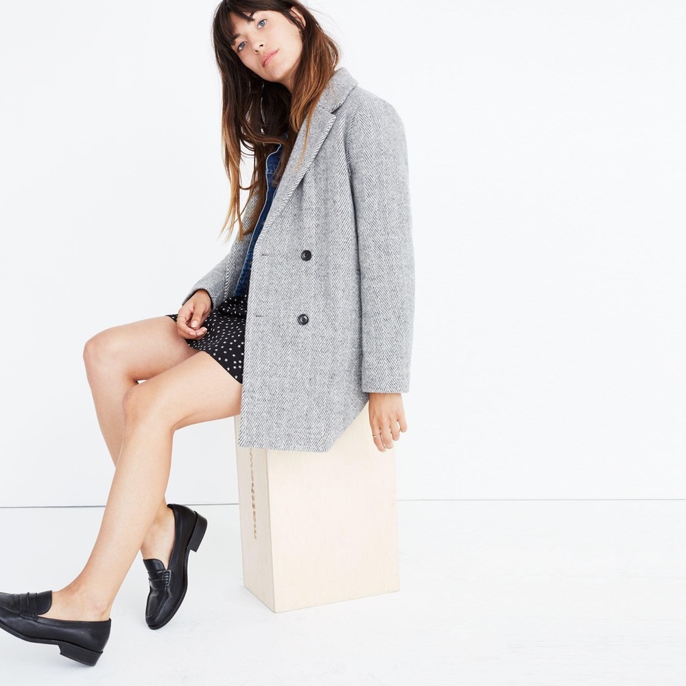 Madewell Herringbone Coat